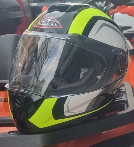 SMK Twister Twilight Kapalı Kask Sarı - Görsel 3